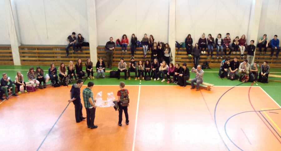 Fyzikální olympiáda spolu s naším partnerským gymnáziem v Německu, únor 2015