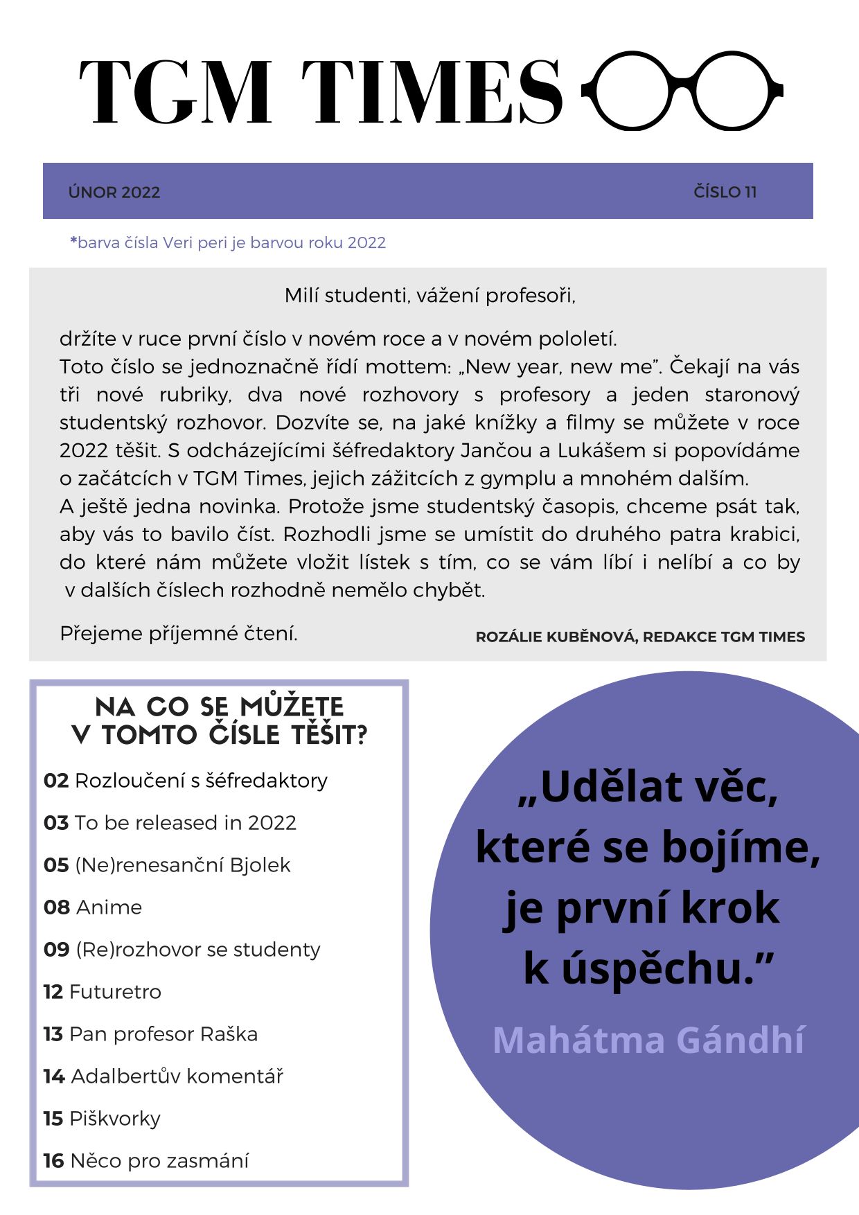 Číslo 11 / únor 2022